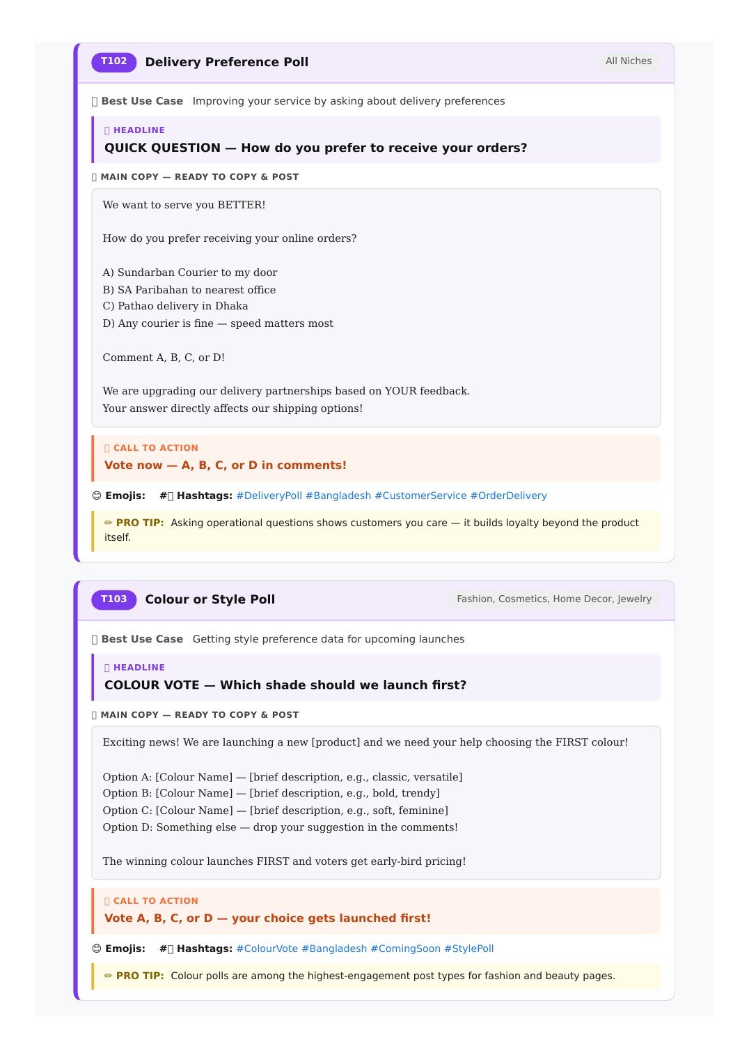 FB Templates · Page 100